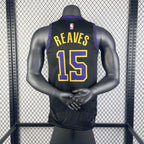 Austin Reaves No.15 Los Angeles Lakers City Edition Jersey 2025-26 NBA Authentic Swingman Jersey - View 3
