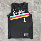 Victor Wembanyama No.1 San Antonio Spurs City Edition Jersey 2025-26 NBA Authentic Swingman Jersey - View 2