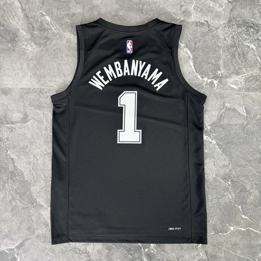 Victor Wembanyama No.1 San Antonio Spurs City Edition Jersey 2025-26 NBA Authentic Swingman Jersey - View 7