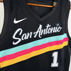 Victor Wembanyama No.1 San Antonio Spurs City Edition Jersey 2025-26 NBA Authentic Swingman Jersey - View 11