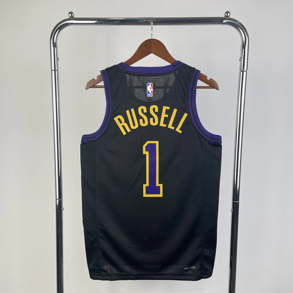 D'Angelo Russell No.1 Los Angeles Lakers City Edition Jersey 2025-26 NBA Authentic Swingman Jersey - View 2