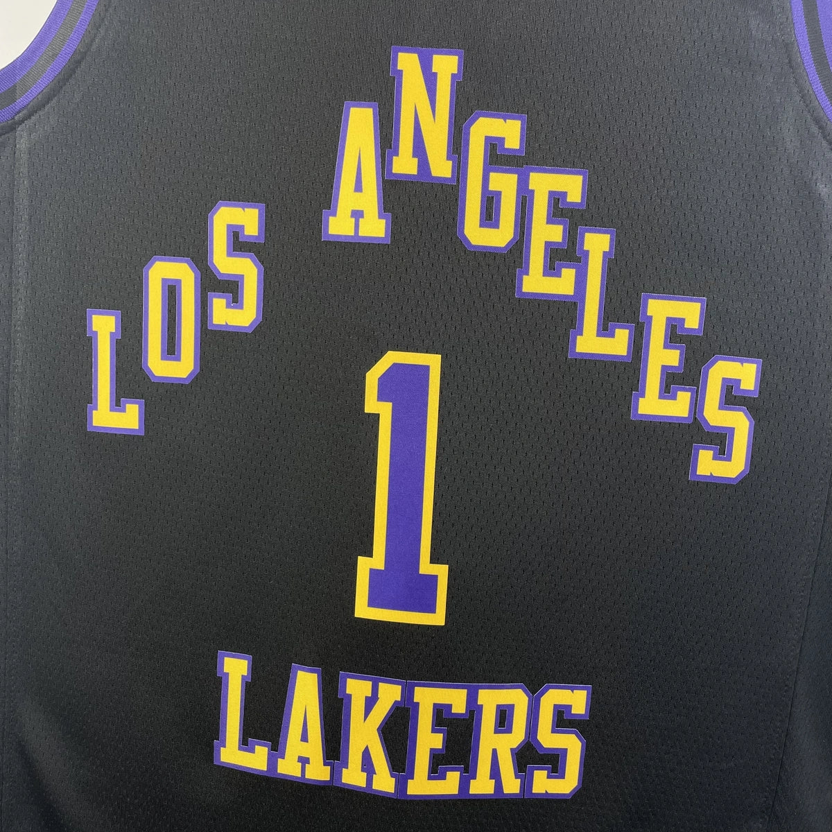 D'Angelo Russell No.1 Los Angeles Lakers City Edition Jersey 2025-26 NBA Authentic Swingman Jersey - View 3