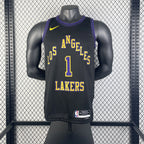 D'Angelo Russell No.1 Los Angeles Lakers City Edition Jersey 2025-26 NBA Authentic Swingman Jersey - View 6