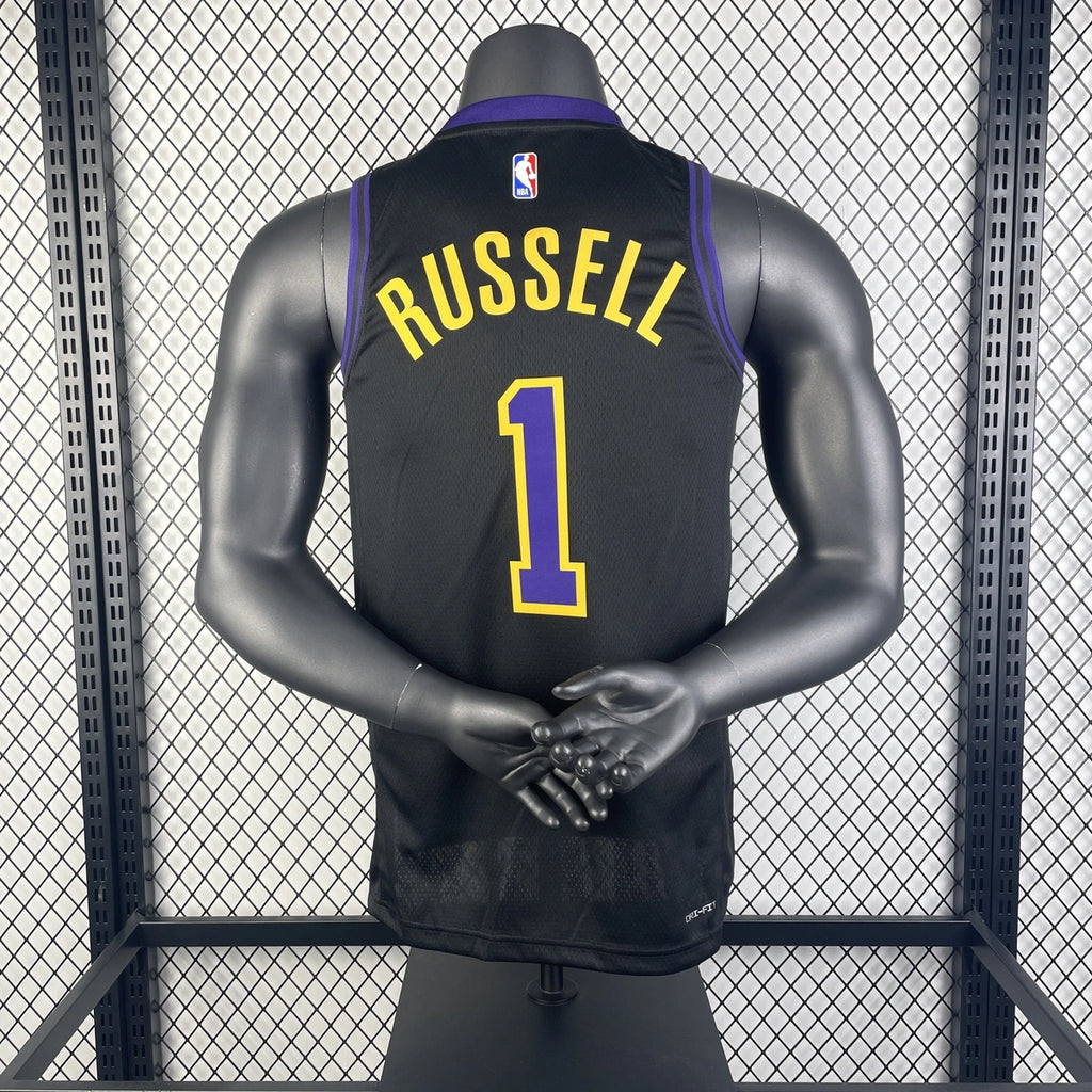 D'Angelo Russell No.1 Los Angeles Lakers City Edition Jersey 2025-26 NBA Authentic Swingman Jersey - View 9