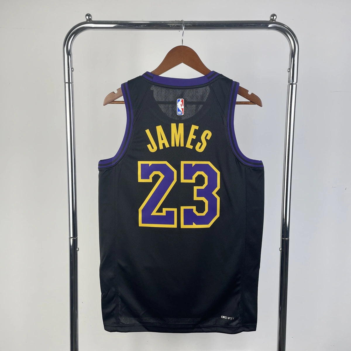 LeBron James No.23 Los Angeles Lakers City Edition Jersey 2025-26 NBA Authentic Swingman Jersey - View 2