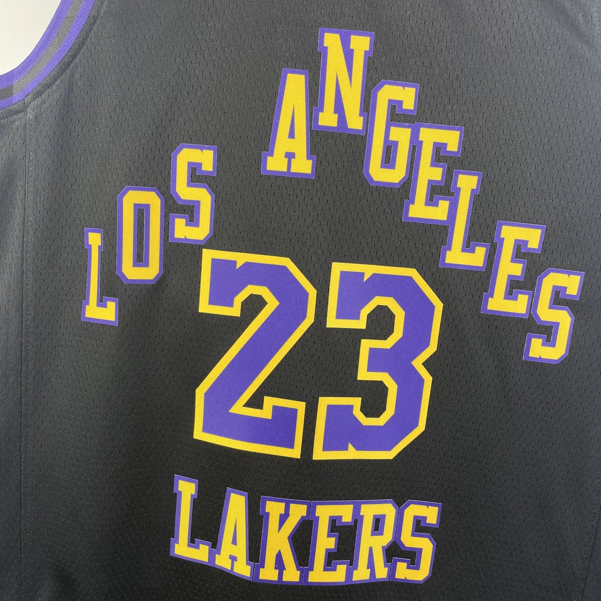 LeBron James No.23 Los Angeles Lakers City Edition Jersey 2025-26 NBA Authentic Swingman Jersey - View 3