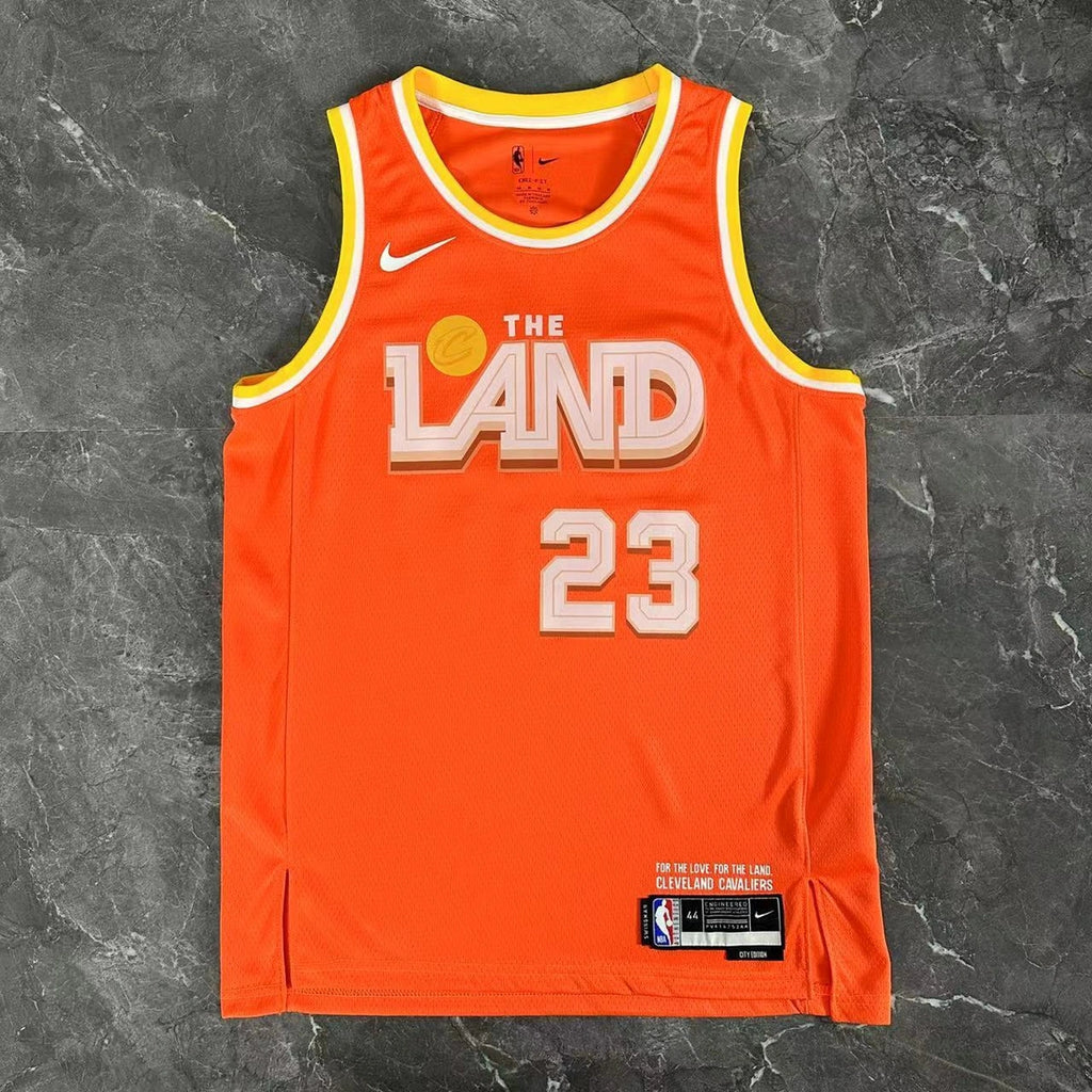 LeBron James No.23 Cleveland Cavaliers City Edition Jersey 2025-26 NBA Authentic Swingman Jersey - View 5