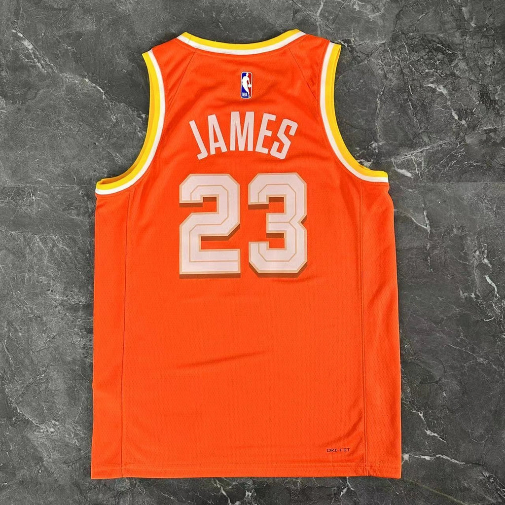 LeBron James No.23 Cleveland Cavaliers City Edition Jersey 2025-26 NBA Authentic Swingman Jersey - View 8