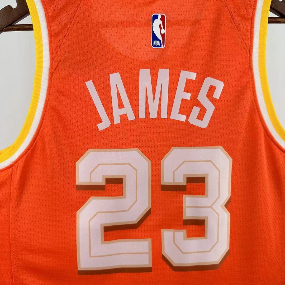 LeBron James No.23 Cleveland Cavaliers City Edition Jersey 2025-26 NBA Authentic Swingman Jersey - View 10