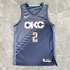 Shai Gilgeous-Alexander No.2 Oklahoma City Thunder City Edition Jersey 2025-26 NBA Authentic Swingman Jersey - View 1
