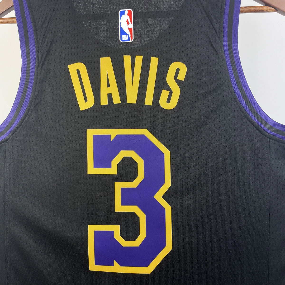 Anthony Davis No.3 Los Angeles Lakers City Edition Jersey 2025-26 NBA Authentic Swingman Jersey - View 5