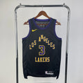 Anthony Davis No.3 Los Angeles Lakers City Edition Jersey 2025-26 NBA Authentic Swingman Jersey - View 7