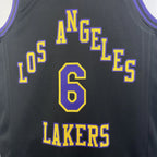 LeBron James No.6 Los Angeles Lakers City Edition Jersey 2025-26 NBA Authentic Swingman Jersey - View 4