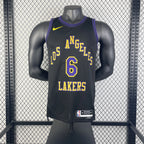 LeBron James No.6 Los Angeles Lakers City Edition Jersey 2025-26 NBA Authentic Swingman Jersey - View 5