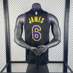 LeBron James No.6 Los Angeles Lakers City Edition Jersey 2025-26 NBA Authentic Swingman Jersey - View 7