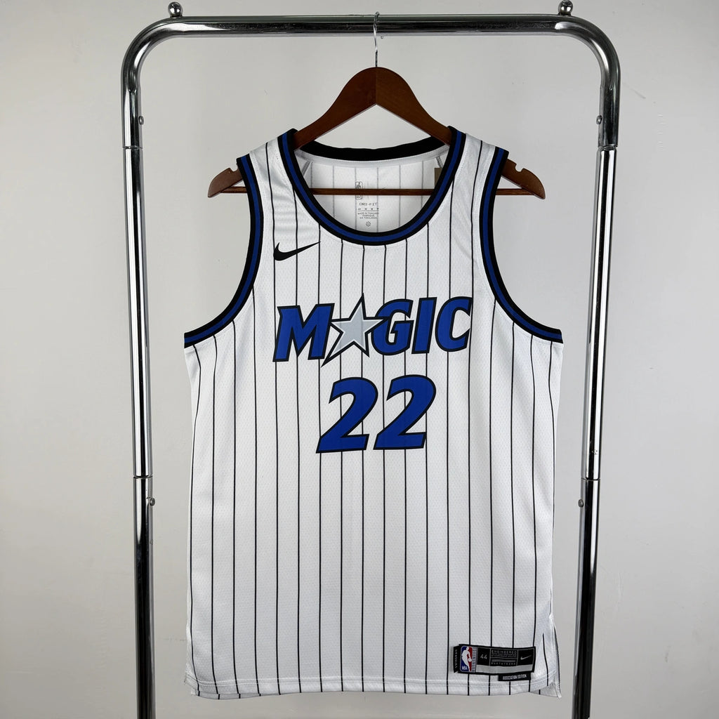 Franz Wagner No.22 Orlando Magic Home White Jersey 2025-26 NBA Authentic Swingman Jersey - View 2