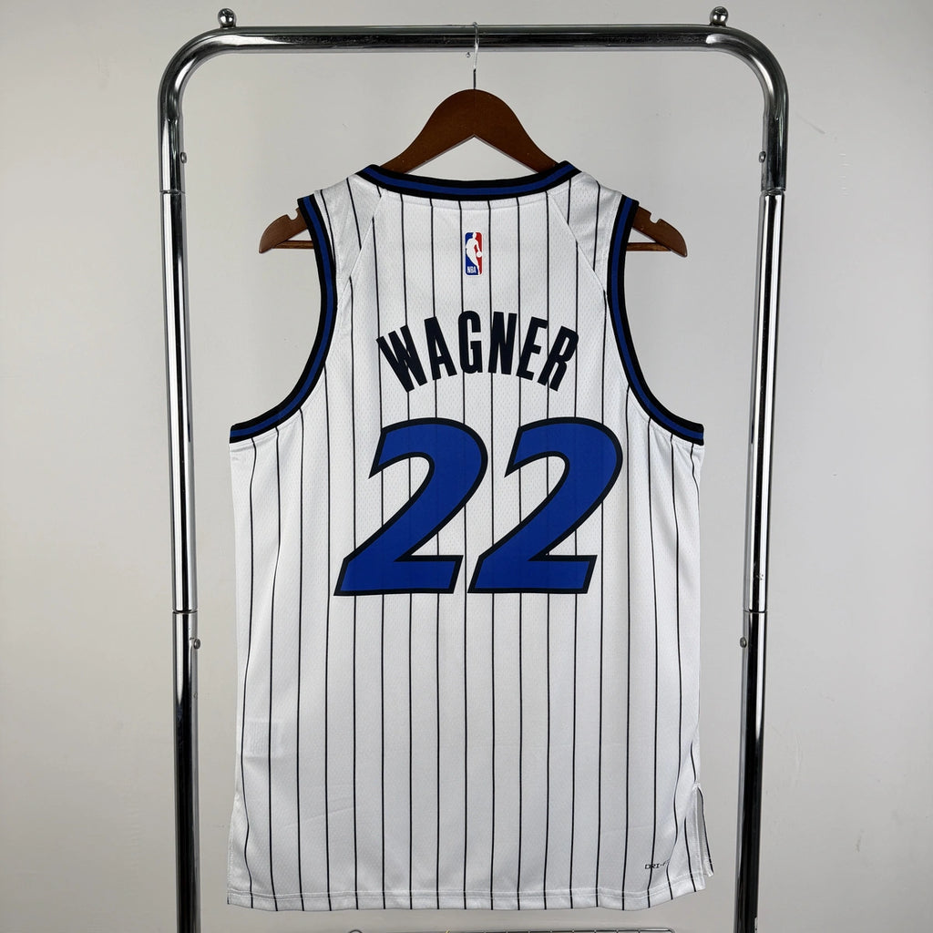 Franz Wagner No.22 Orlando Magic Home White Jersey 2025-26 NBA Authentic Swingman Jersey - View 5