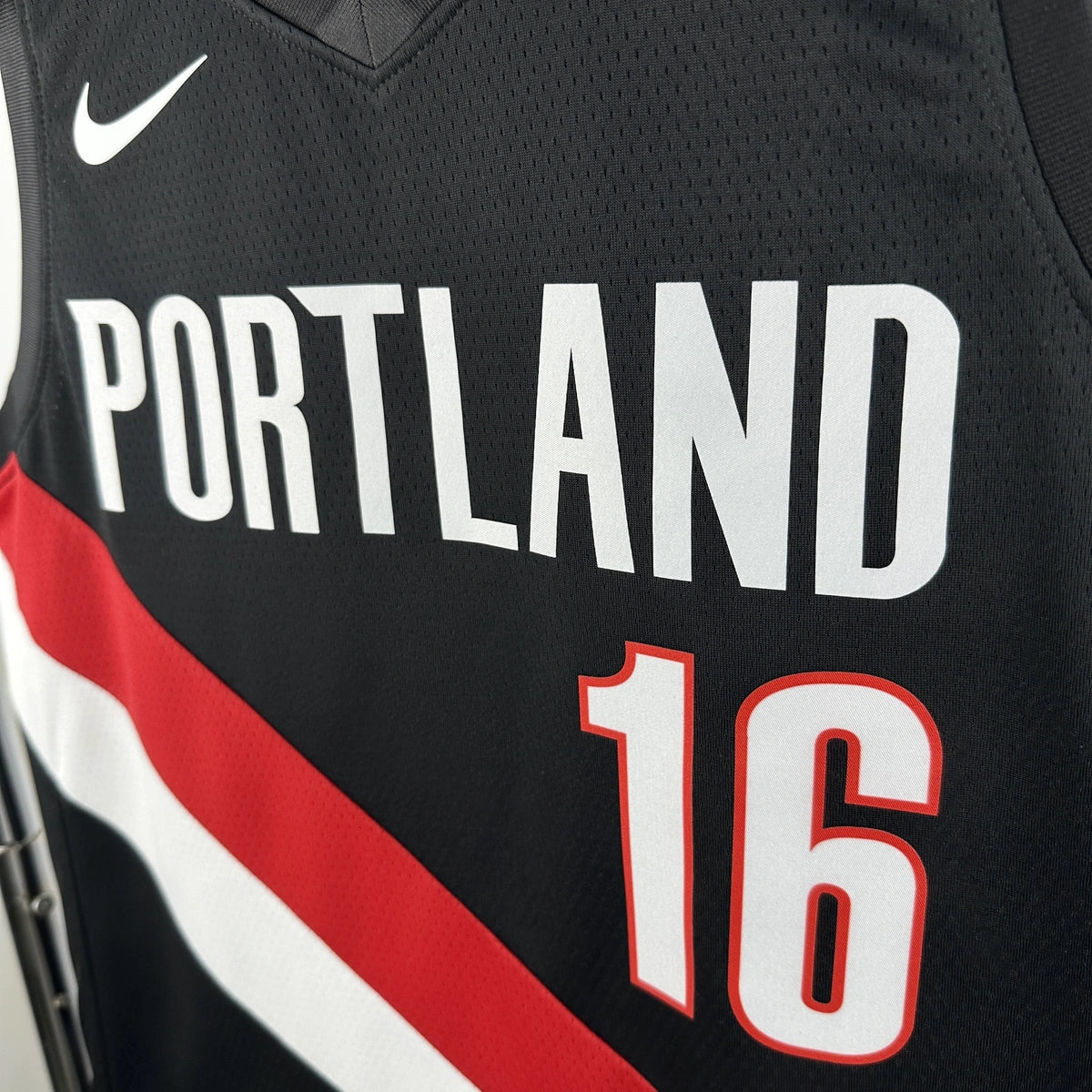 Damian Lillard No.0 Portland Trail Blazers Away Black Jersey 2025-26 NBA Authentic Swingman Jersey - View 3