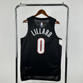 Damian Lillard No.0 Portland Trail Blazers Away Black Jersey 2025-26 NBA Authentic Swingman Jersey - View 6