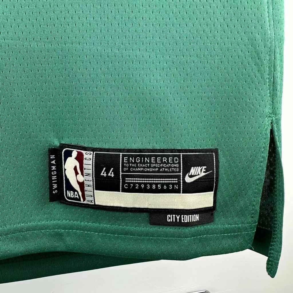 D'Angelo Russell No.5 Dallas Mavericks Throwback Green Jersey 2025-26 NBA Authentic Swingman Jersey - View 7