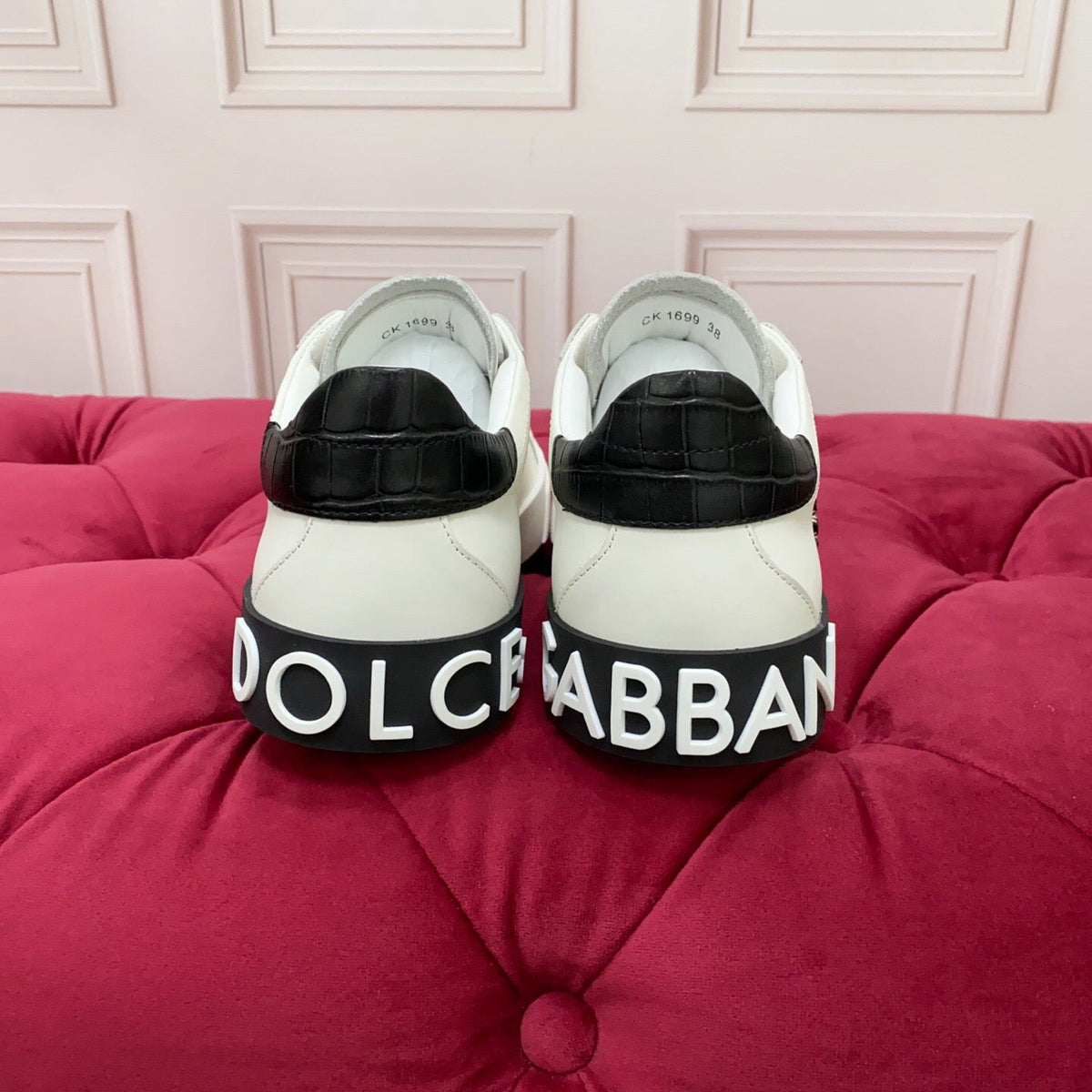 White & Black Leather Casual Sneakers #30 | Men's Streetwear