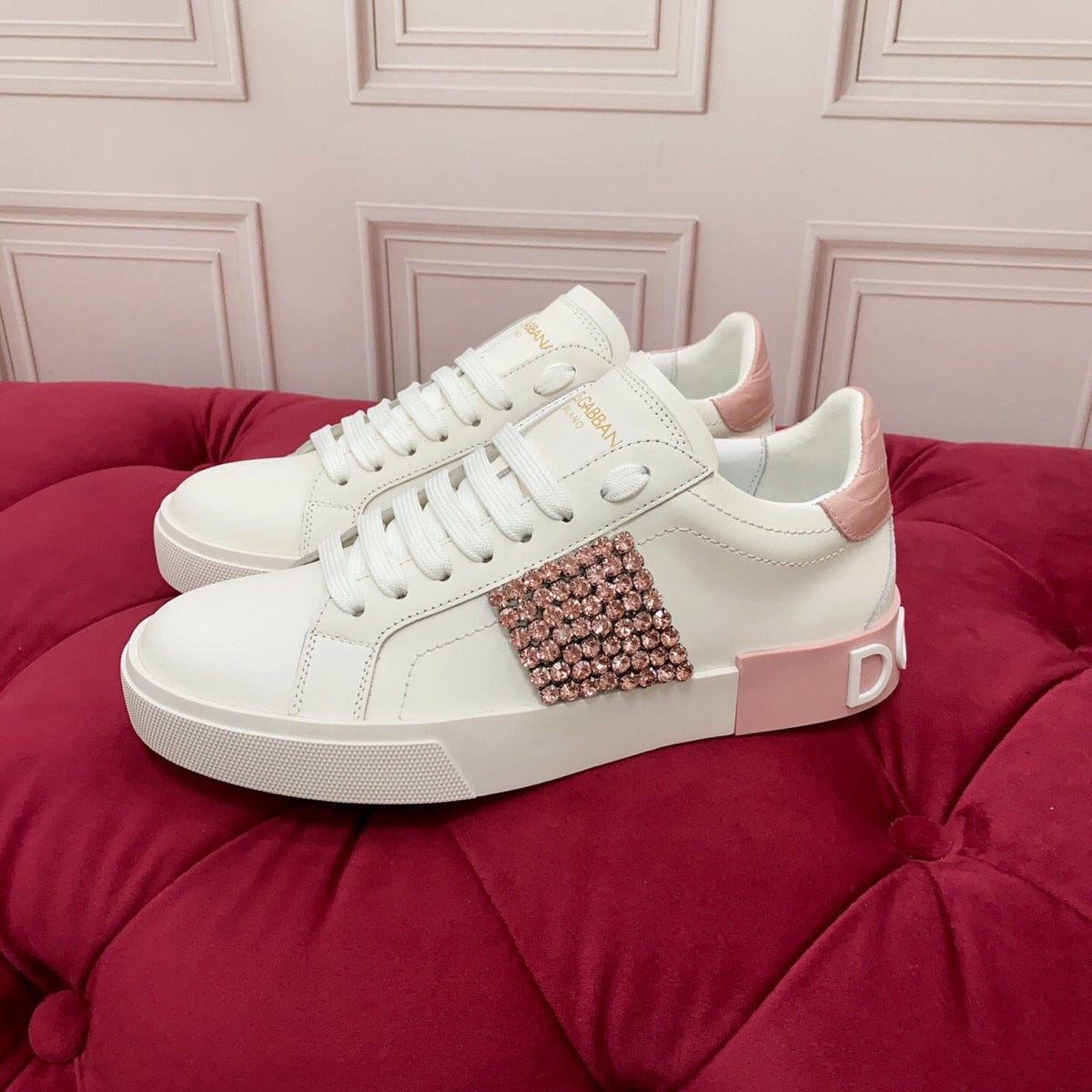 White & Black Leather Casual Sneakers #30 | Men's Streetwear