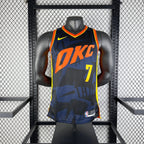 Chet Holmgren Oklahoma City Thunder No.7 City Edition Jersey 2023-24 - View 4