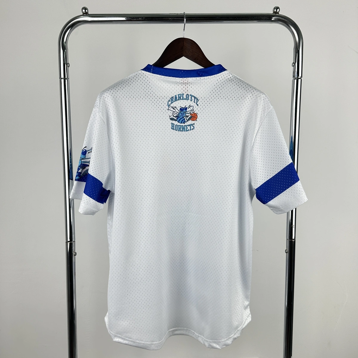 Charlotte Hornets Mitchell & Ness HWC Retro Tee for Men | Premium Vintage Style