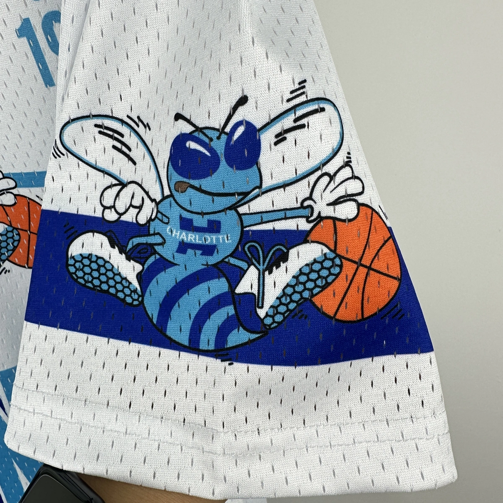 Charlotte Hornets Mitchell & Ness HWC Retro Tee for Men | Premium Vintage Style