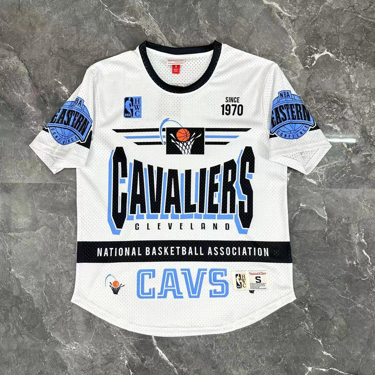 Cleveland Cavaliers Mitchell & Ness HWC Retro Tee for Men | Premium Vintage Style