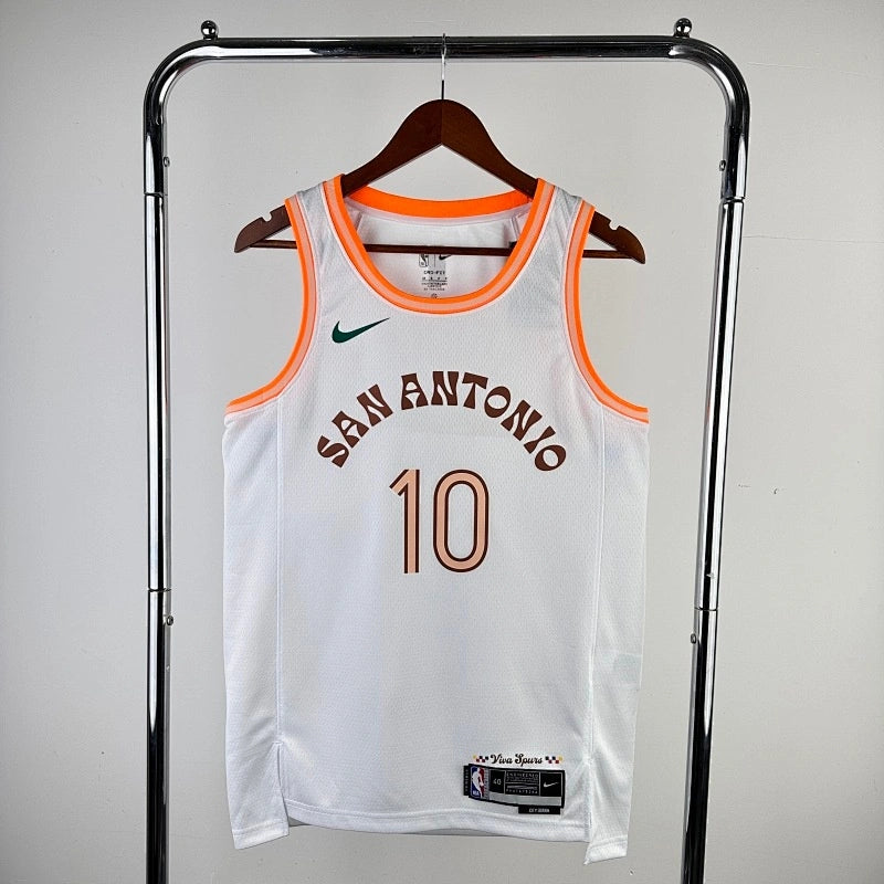 Jeremy Sochan San Antonio Spurs No.10 City Edition Jersey 2023-24 - View 10