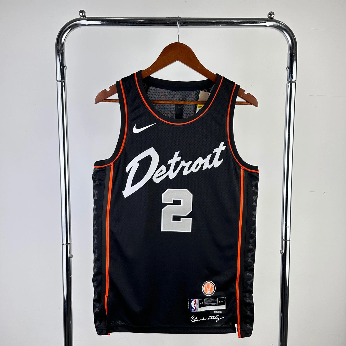 Cade Cunningham Detroit Pistons No.2 City Edition Jersey 2023-24 - View 12
