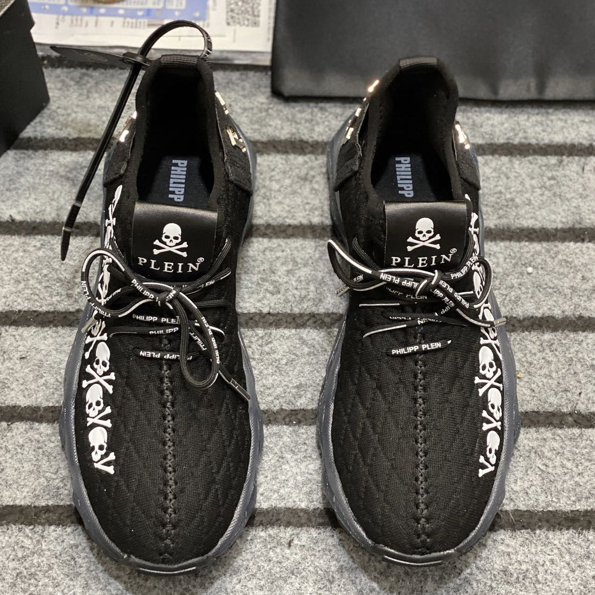 PP Black Casual Sneakers #54 | Men's Streetwear
