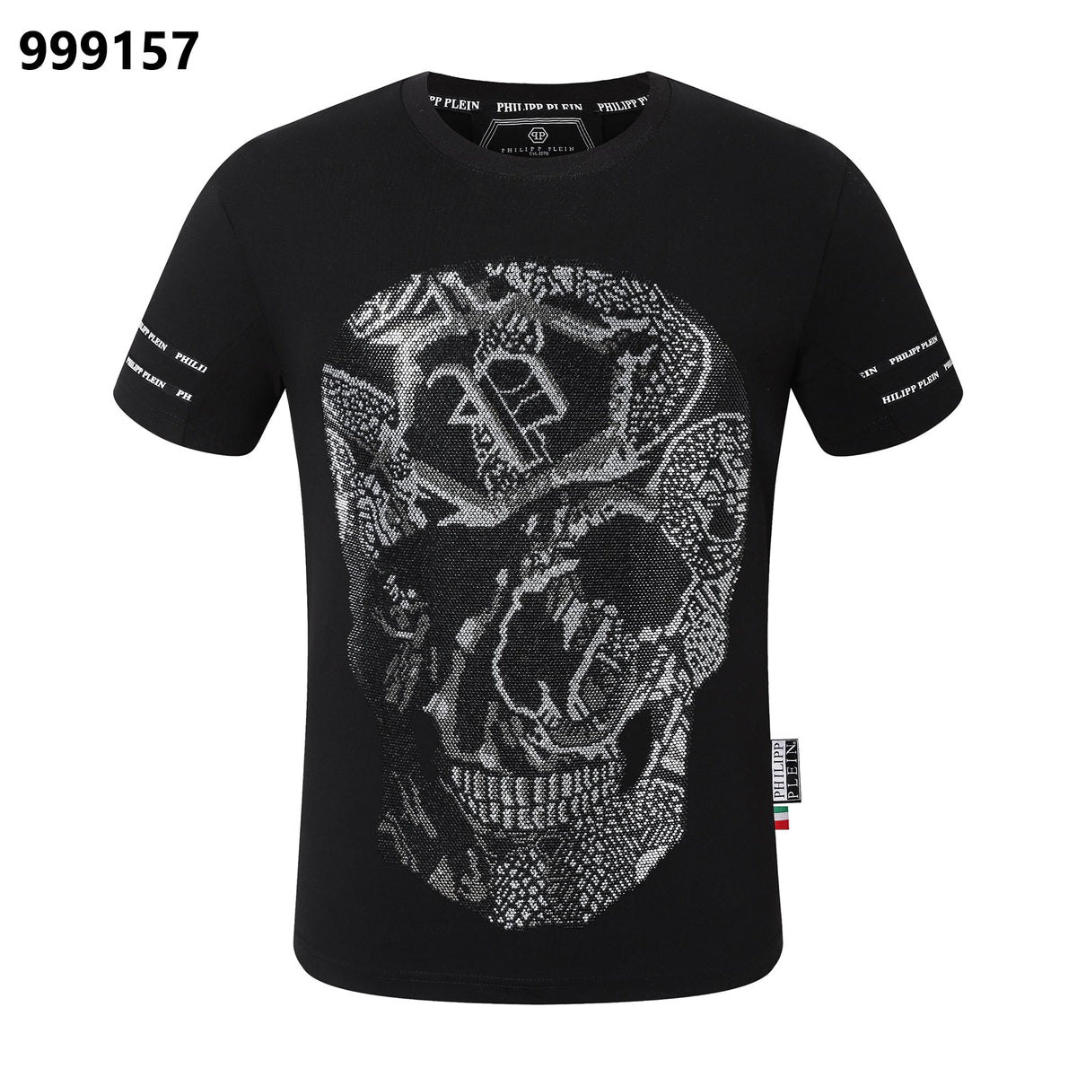 PP Black Cotton Street Style T-Shirt #70 | Men's Tee