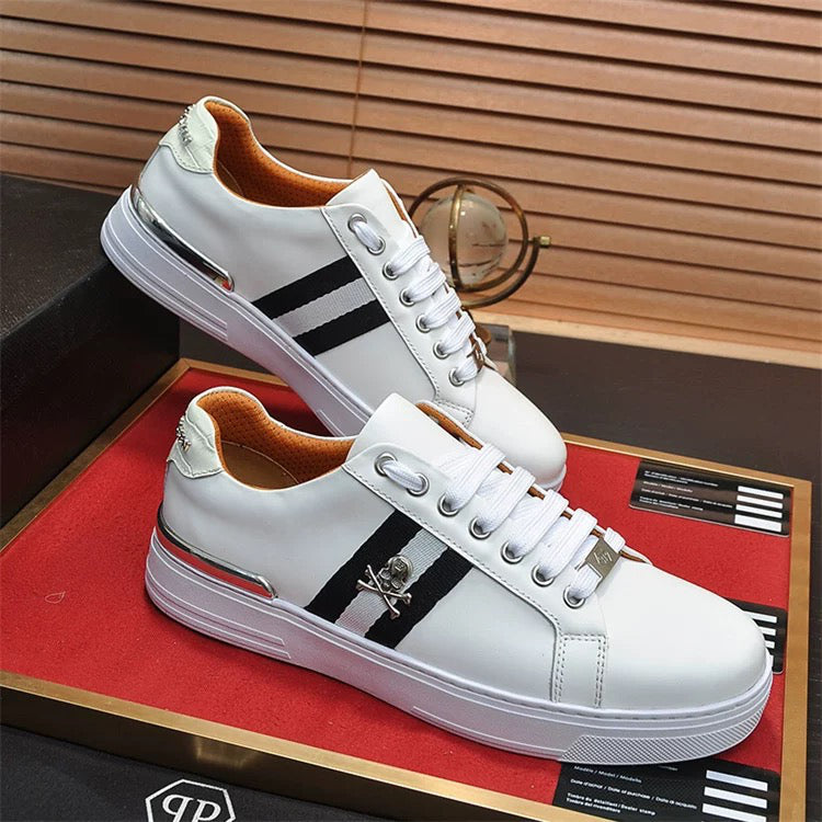 PP White Casual Sneakers #9539 | Men's Streetwear
