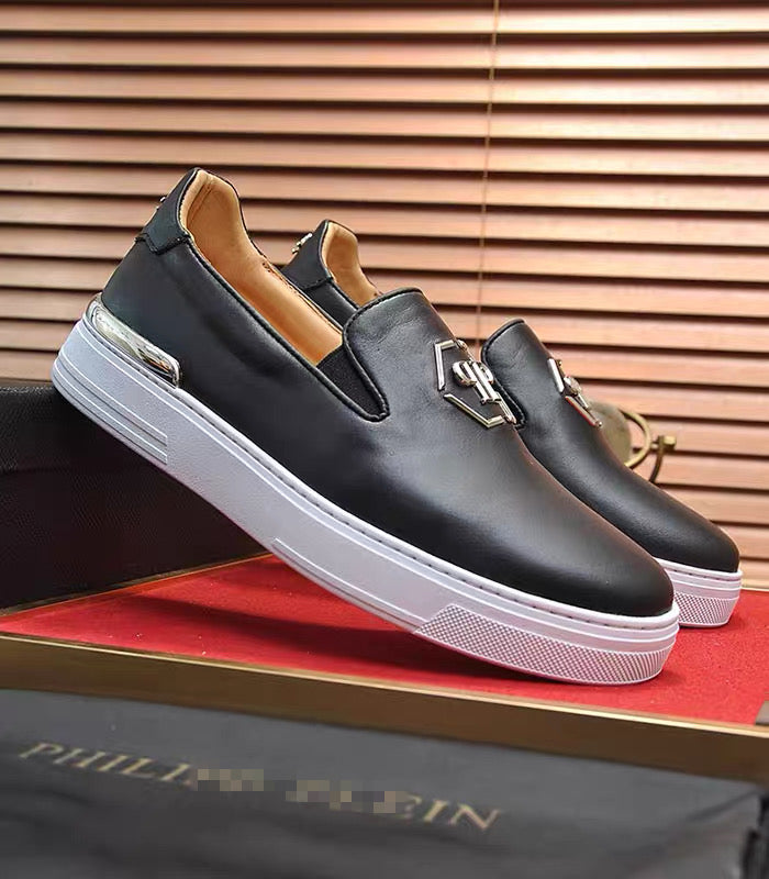 PP Black Casual Sneakers #20 | Men's Streetwear