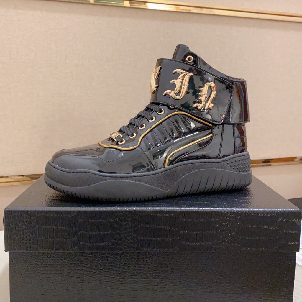 PP Black Casual Sneakers #78 | Men's Streetwear