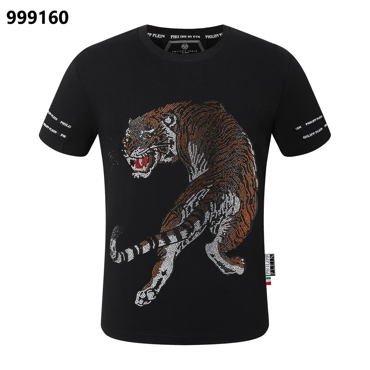 PP Black Cotton Street Style T-Shirt #81 | Men's Tee