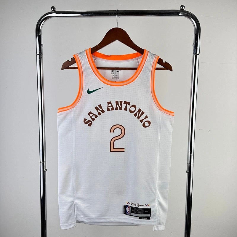 Kawhi Leonard San Antonio Spurs No.2 City Edition Jersey 2023-24 - View 10