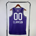 Jordan Clarkson Utah Jazz No.00 City Edition Jersey 2023-24 - View 2