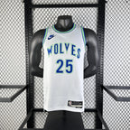 Derrick Rose Minnesota Timberwolves No.25 Throwback Jersey 2023-24 - View 5