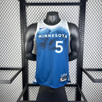 Anthony Edwards Minnesota Timberwolves No.5 City Edition Jersey 2023-24 - View 11