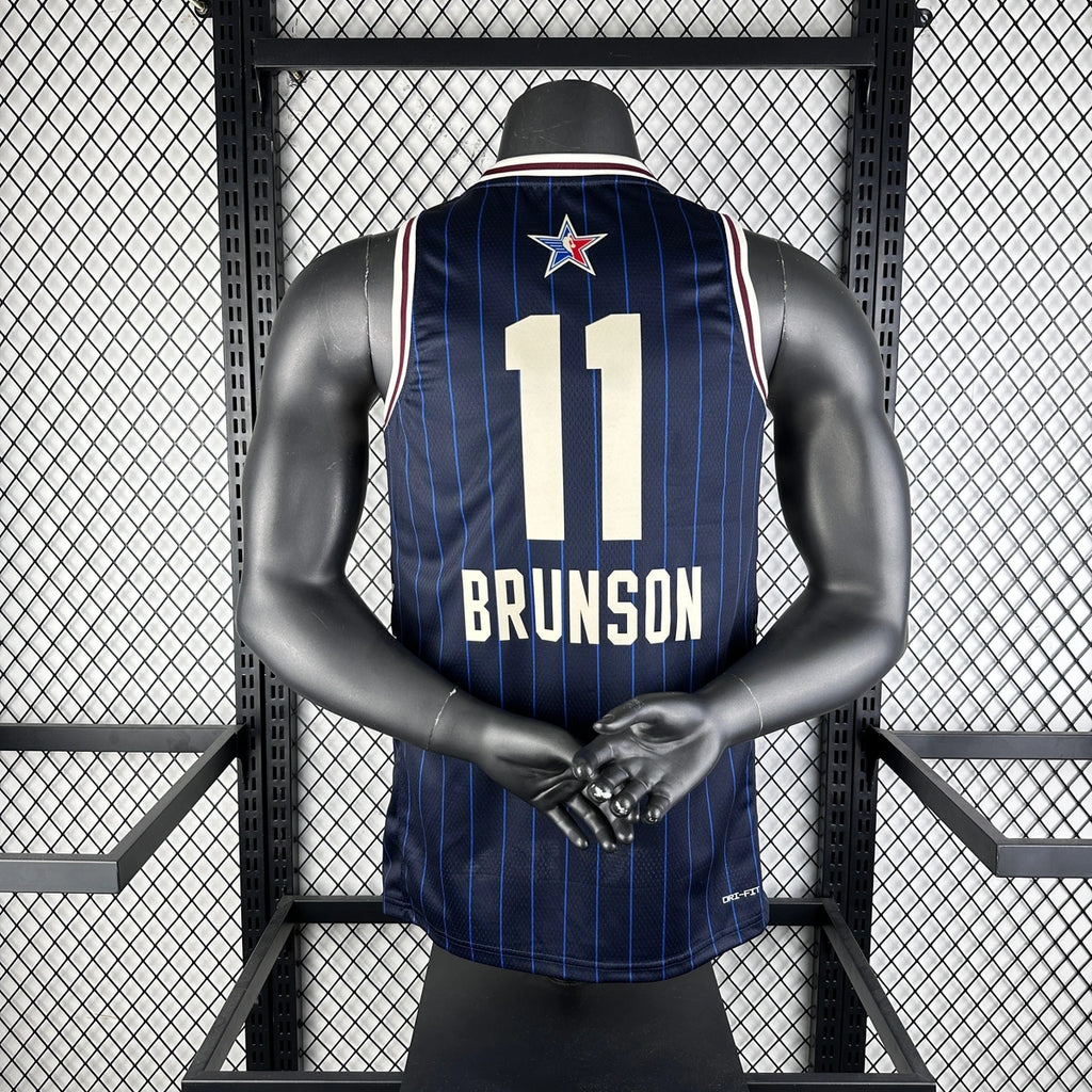 Jalen Brunson NBA All-Star No.11 All-Star Edition Jersey 2023-24 - View 8