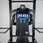 Luka Doncic Dallas Mavericks No.77 City Edition Jersey 2023-24 - View 5