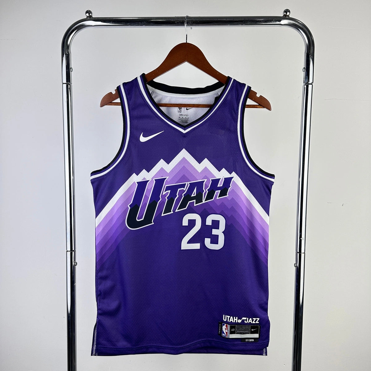 Lauri Markkanen Utah Jazz No.23 City Edition Jersey 2023-24 - View 4