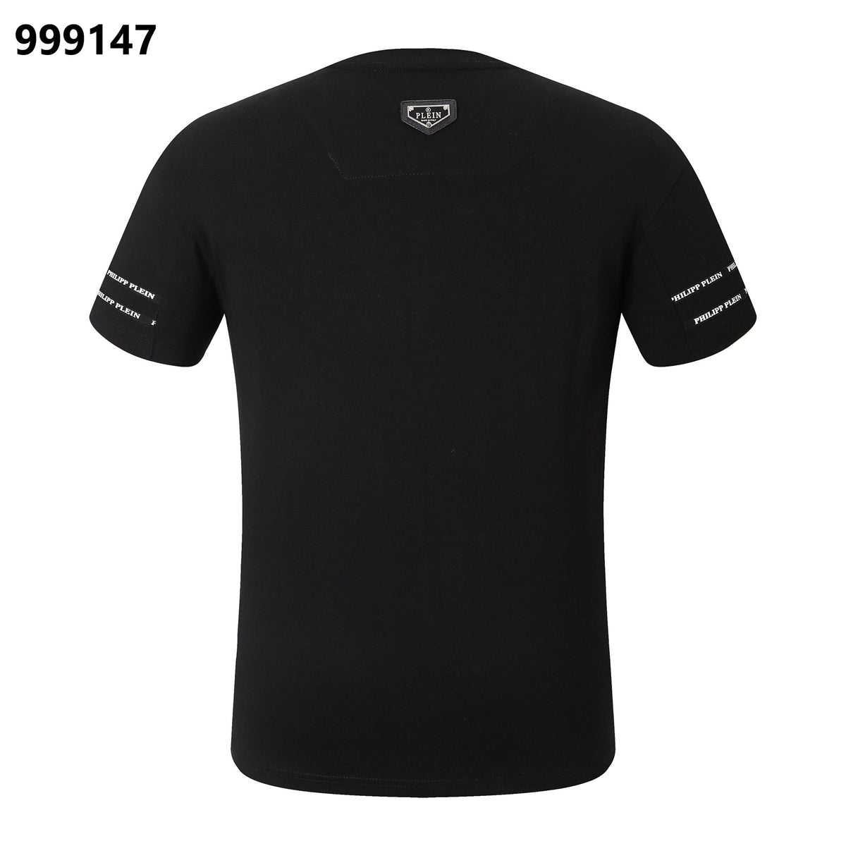 PP Black Cotton Streetwear T-Shirt #78 | Men's Tee