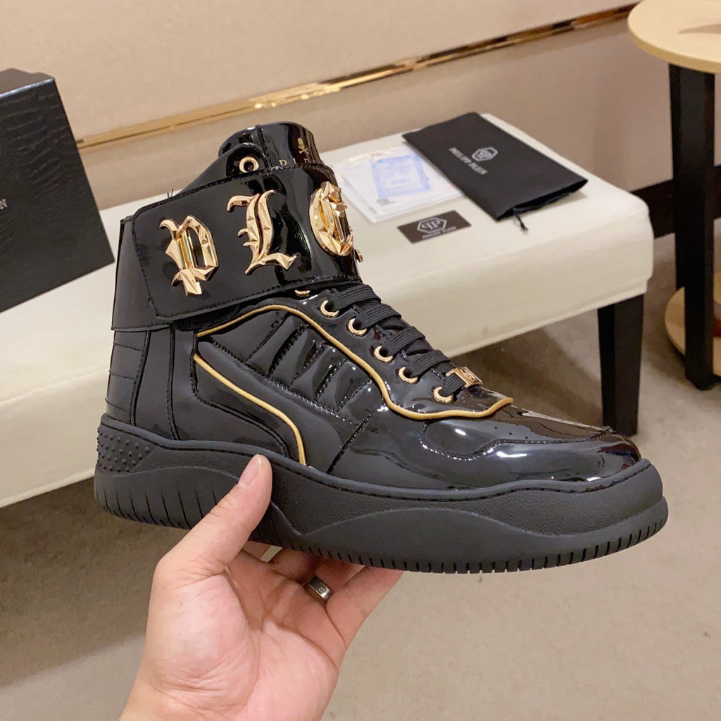 PP Black Casual Sneakers #78 | Men's Streetwear