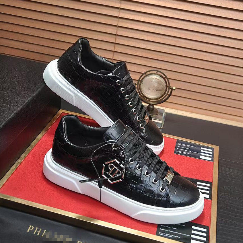 PP Black Casual Sneakers #10 | Men's Streetwear