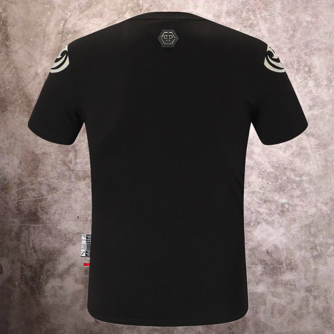 PP Black Cotton Street Style T-Shirt #35 | Men's Tee