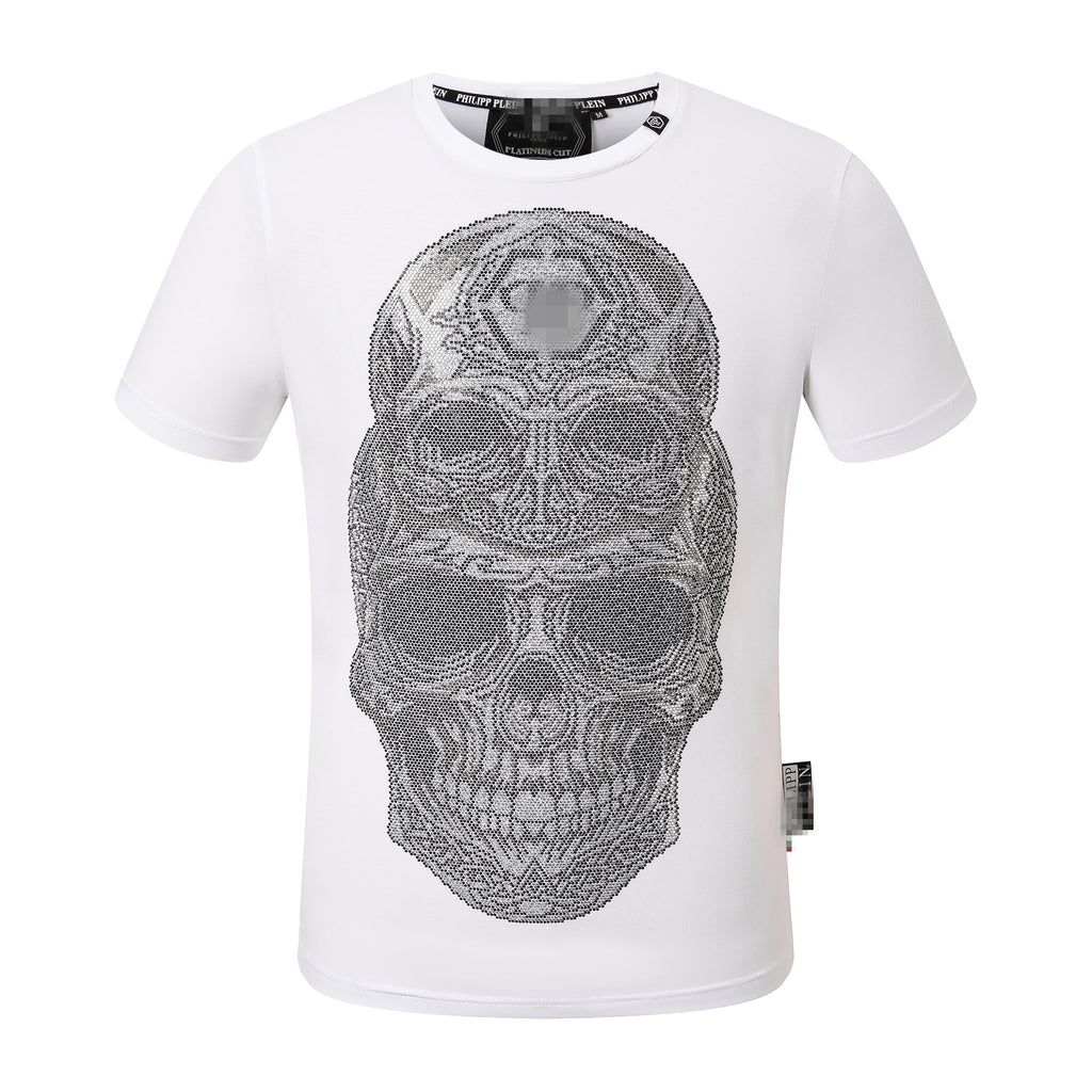 PP Black Cotton Streetwear T-Shirt #52 | Men's Tee